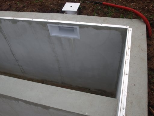 construction d'une pisicne- Emplacement du volet électrique